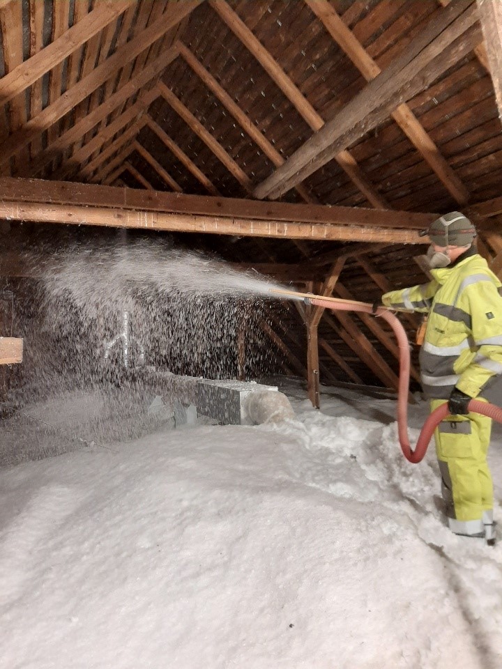 Ocieplenie stropu welna