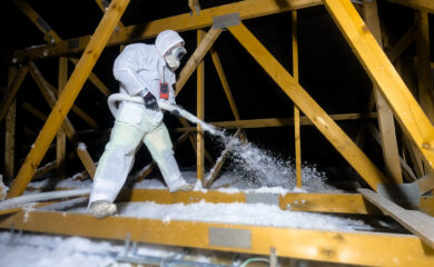 izolacja granulatem wełny